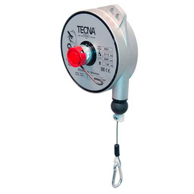 TECNA 9321 Stainless Steel Cable Retractor — 4.41–8.82 lbs Capacity